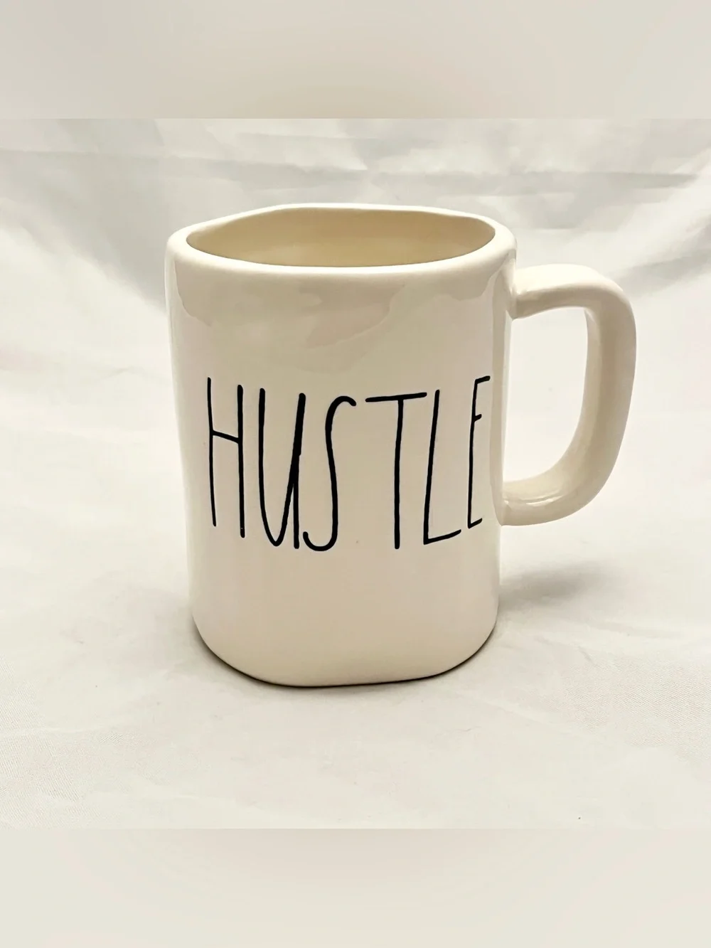 Rae Dunn Hustle Coffee Mug, Never Used, EUC